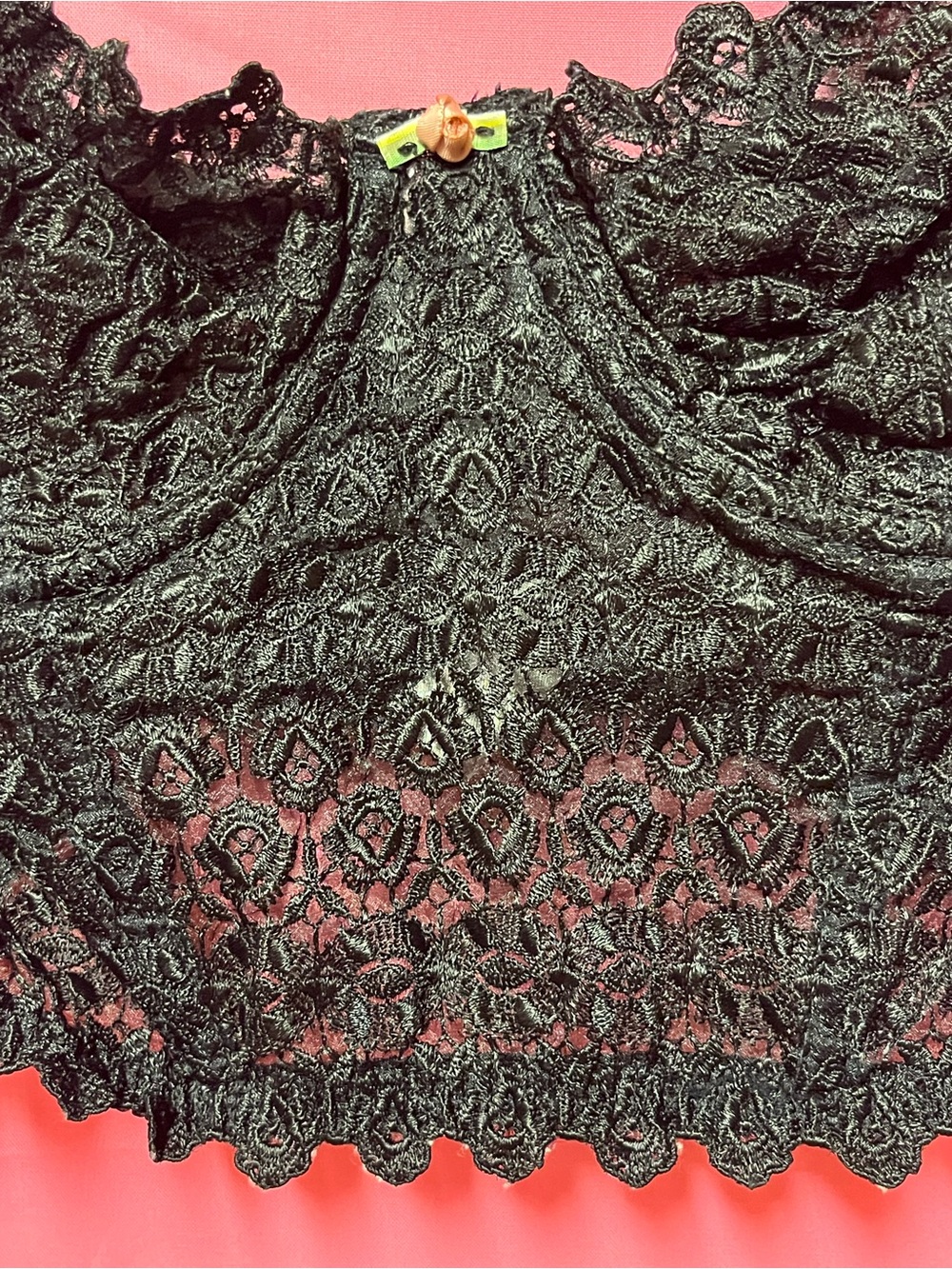 Vintage Victoria's Secret Black Lace Longline Balconette Bra Bustier 38C Corset - Picture 5 of 9